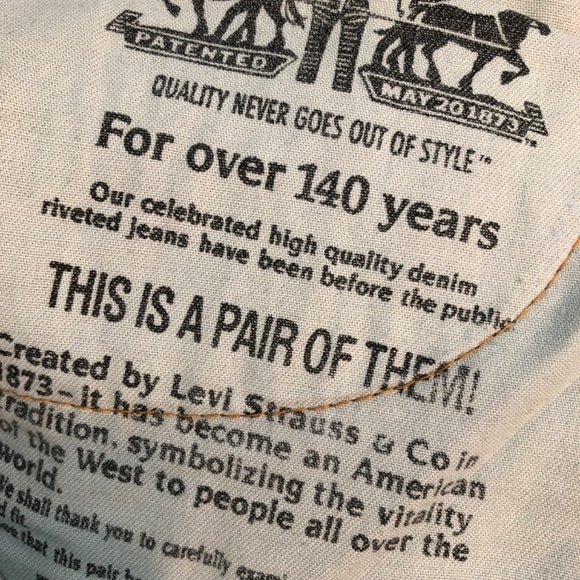 Levi’s 505 Classic Original Fit Jeans - 29 Waist 30 Length - Picture 4 of 4